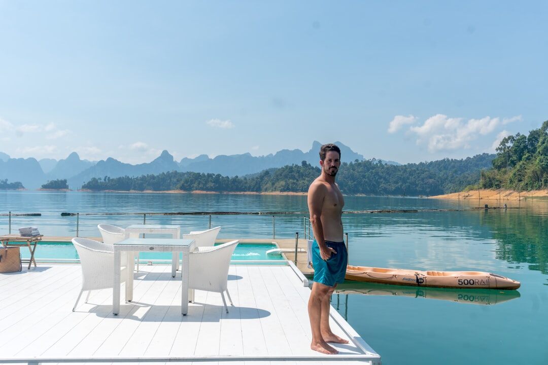 infinity pool at luxury villa